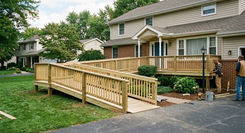 Handicap Ramp Replacement in Conroe, TX